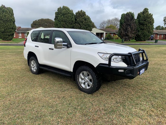 2018 Toyota Landcruiser Prado GX GDJ150R 4X4 Dual Range Glacier White