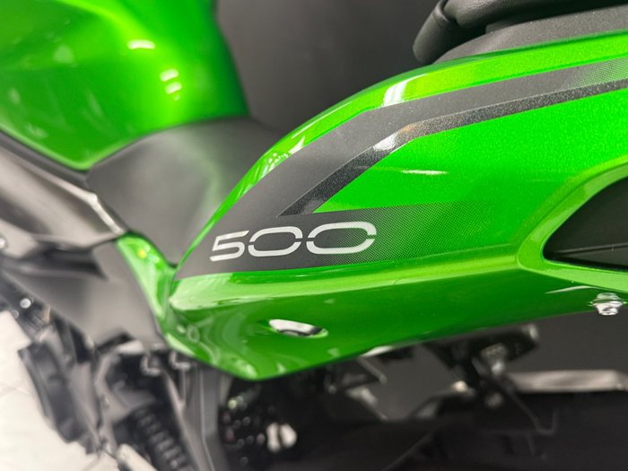 2025 Kawasaki Z500 Green