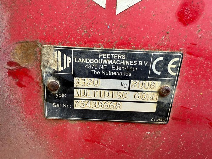 2008 LELY TULIP multidisc 600H