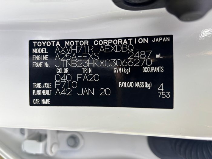 2020 Toyota Camry Ascent
