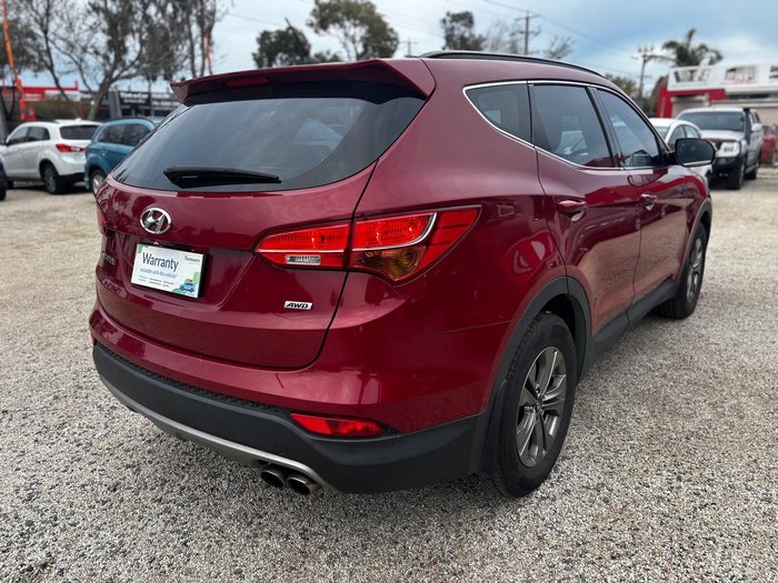 2014 Hyundai Santa Fe Active DM2 MY15 4X4 On Demand Red Merlot