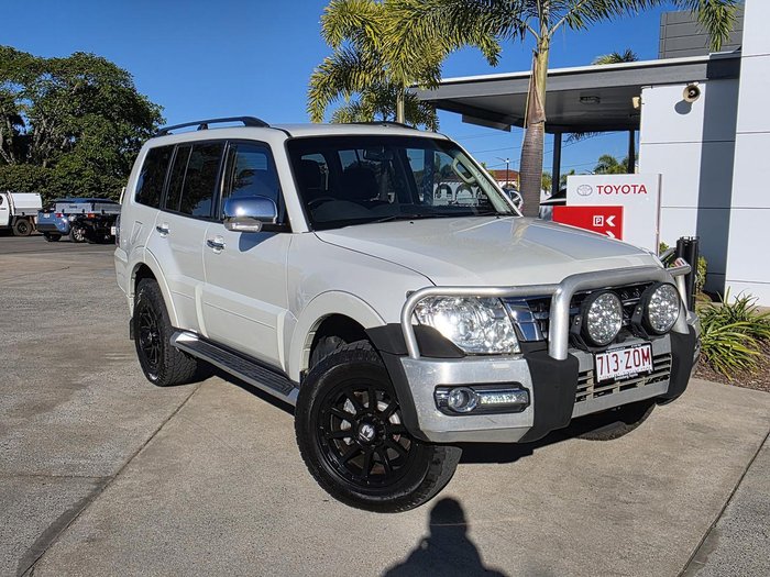 2015 Mitsubishi Pajero GLX NX MY15 4X4 Dual Range White