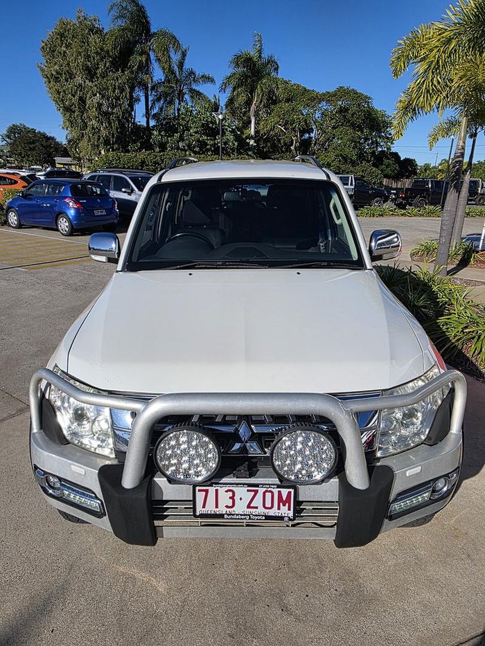 2015 Mitsubishi Pajero GLX NX MY15 4X4 Dual Range White