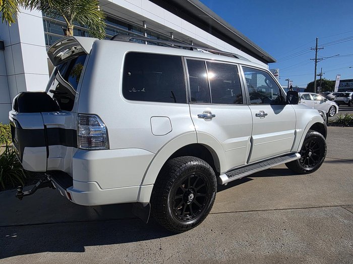 2015 Mitsubishi Pajero GLX NX MY15 4X4 Dual Range White