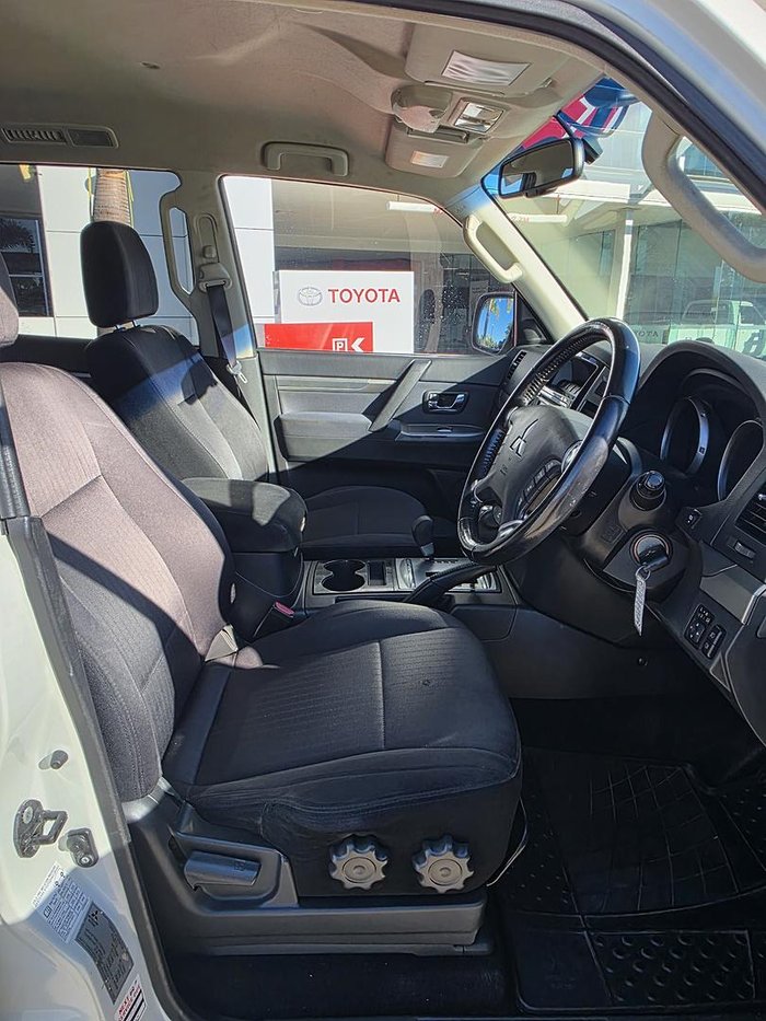 2015 Mitsubishi Pajero GLX NX MY15 4X4 Dual Range White