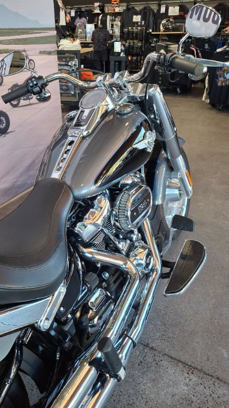 2021 Harley-davidson FLFBS FAT BOY S (114) GAUNTLET GRAY METALLIC/BLACK