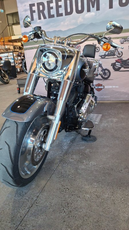 2021 Harley-davidson FLFBS FAT BOY S (114) GAUNTLET GRAY METALLIC/BLACK