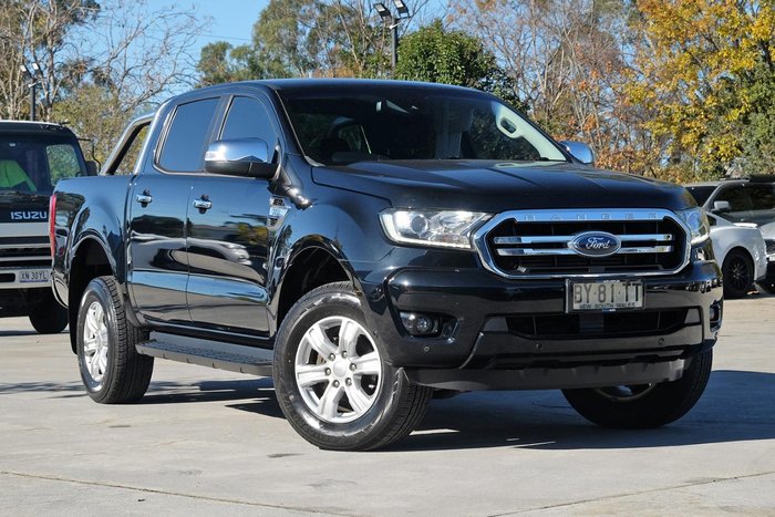 2018 Ford Ranger XLT PX MkIII MY19 4X4 Dual Range Shadow Black