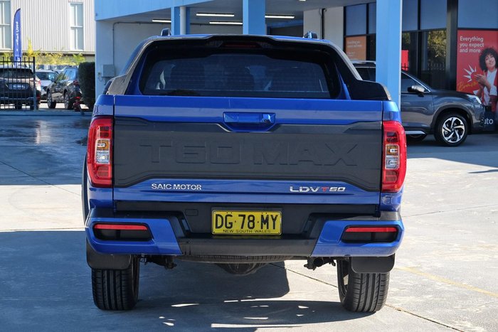 2022 LDV T60 Max LUXE SK8C MY23 4X4 Dual Range Jewel Blue