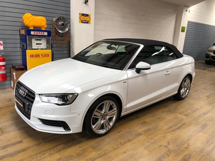 2014 Audi A3 Attraction 8V MY15 Amalfi White