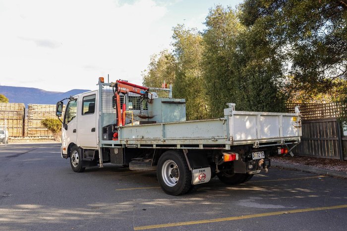 2015 Hino 300 917 Crew Cab Tipper White
