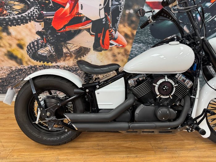 2018 Yamaha XVS650 V-STAR CUSTOM PEARL WHITE