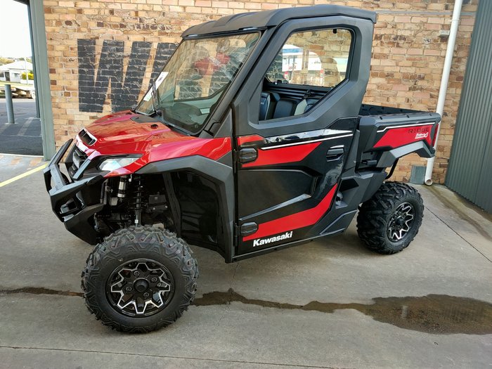 2024 KAWASAKI RIDGE HVAC ATV RED