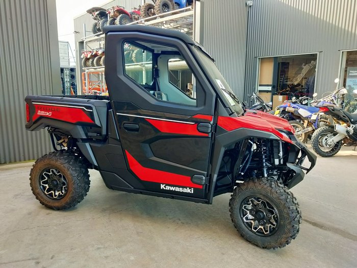 2024 KAWASAKI RIDGE HVAC ATV RED
