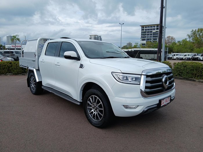 2023 GWM Ute Cannon CC NPW 4X4 Pearl White