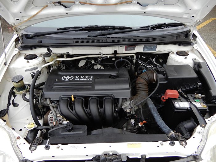 2005 Toyota Corolla Conquest ZZE122R Glacier White