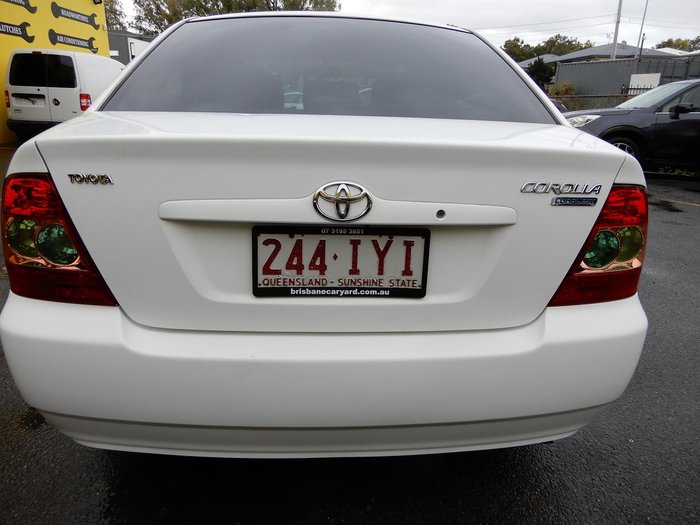 2005 Toyota Corolla Conquest ZZE122R Glacier White