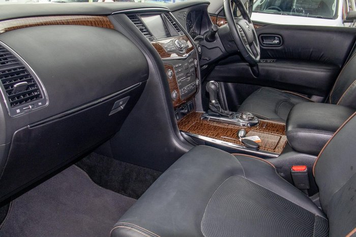 2022 Nissan Patrol Ti Y62 MY22 4X4 Dual Range Black Obsidian