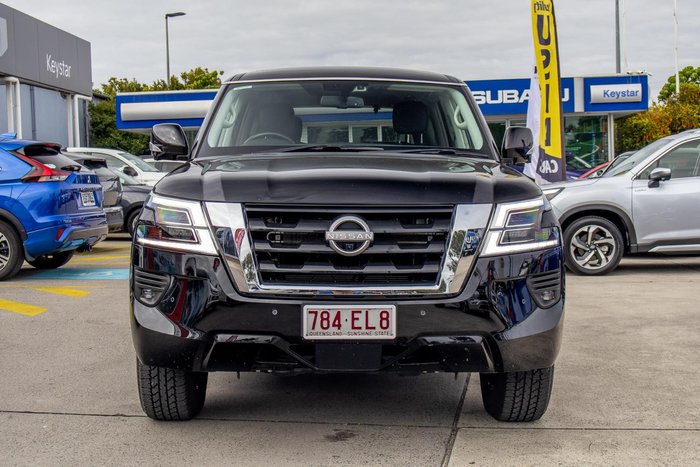 2022 Nissan Patrol Ti Y62 MY22 4X4 Dual Range Black Obsidian
