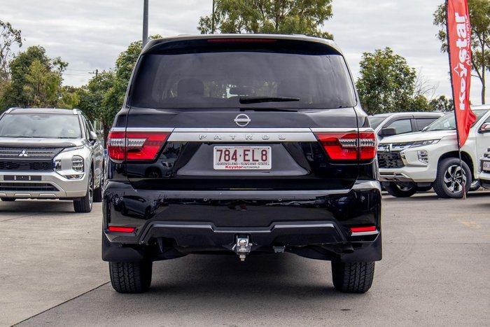 2022 Nissan Patrol Ti Y62 MY22 4X4 Dual Range Black Obsidian