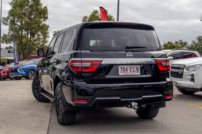 2022 Nissan Patrol Ti Y62 MY22 4X4 Dual Range Black Obsidian