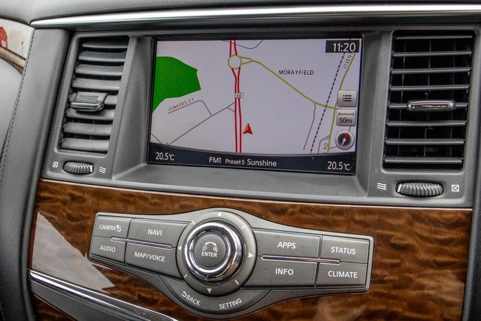 2022 Nissan Patrol Ti Y62 MY22 4X4 Dual Range Black Obsidian