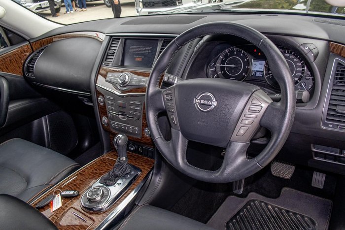 2022 Nissan Patrol Ti Y62 MY22 4X4 Dual Range Black Obsidian