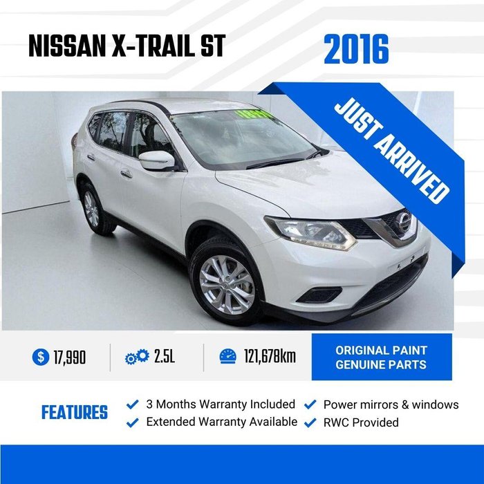 2016 Nissan X-TRAIL ST