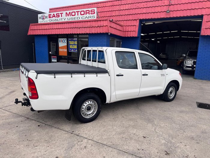 2007 Toyota Hilux SR KUN16R MY08 4x2 Glacier White