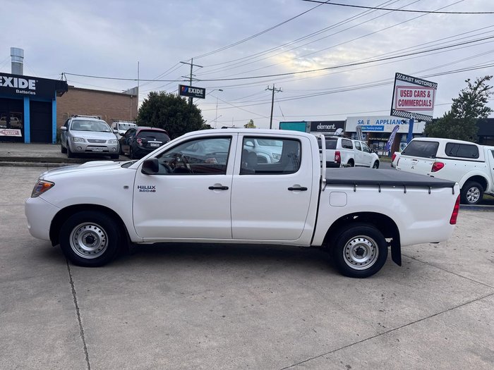 2007 Toyota Hilux SR KUN16R MY08 4x2 Glacier White