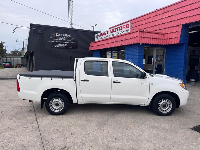 2007 Toyota Hilux SR KUN16R MY08 4x2 Glacier White