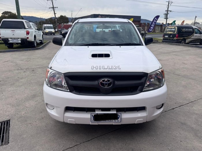 2007 Toyota Hilux SR KUN16R MY08 4x2 Glacier White