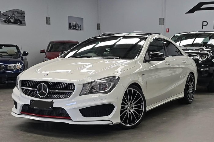 2015 Mercedes-Benz CLA-Class CLA250 Sport C117 Four Wheel Drive Cirrus White
