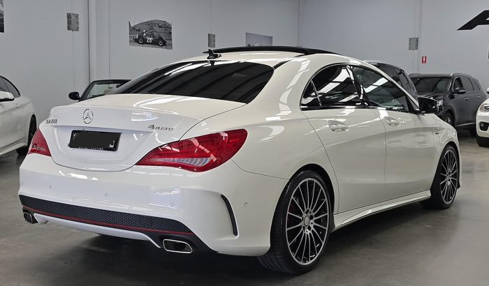 2015 Mercedes-Benz CLA-Class CLA250 Sport C117 Four Wheel Drive Cirrus White