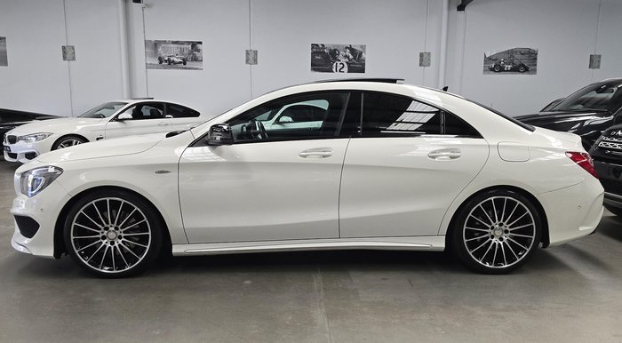 2015 Mercedes-Benz CLA-Class CLA250 Sport C117 Four Wheel Drive Cirrus White