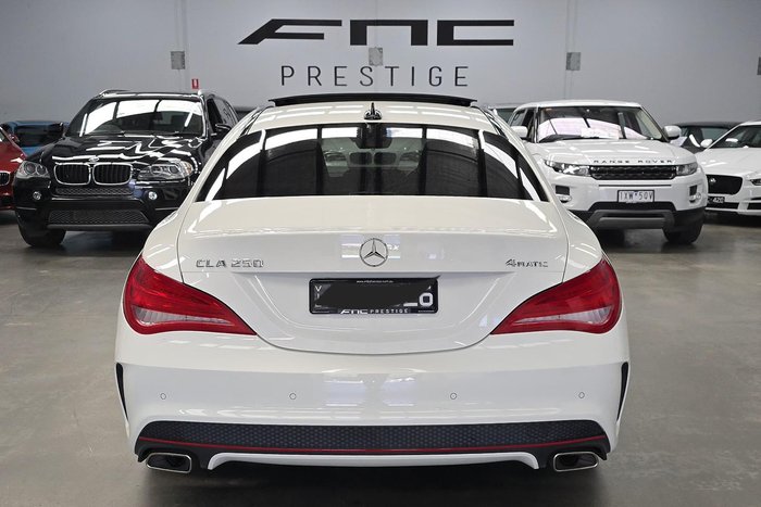 2015 Mercedes-Benz CLA-Class CLA250 Sport C117 Four Wheel Drive Cirrus White