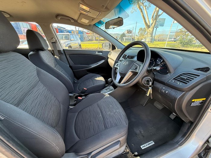 2017 Hyundai Accent Active RB4 MY17 Sleek Silver