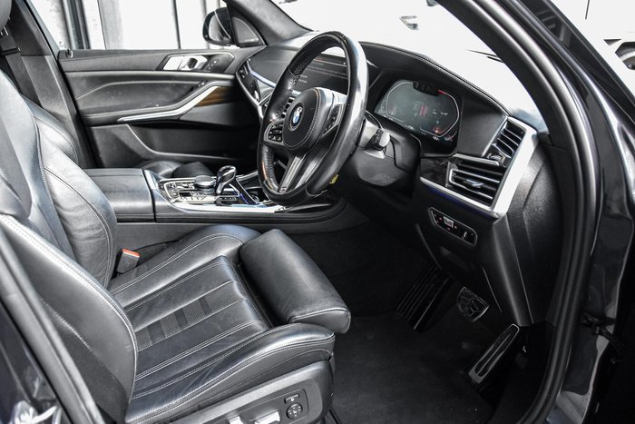 2021 BMW X7 xDrive30d M Sport Dark Shadow Edition G07 4X4 Constant Frozen Arctic Grey