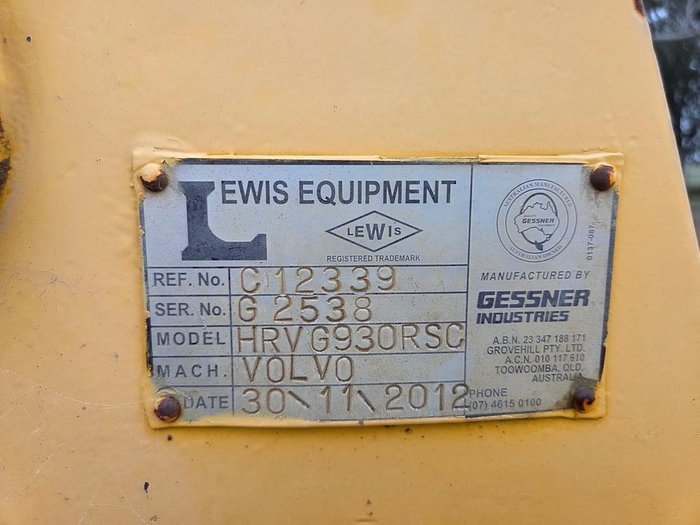 2013 Volvo G940 Grader