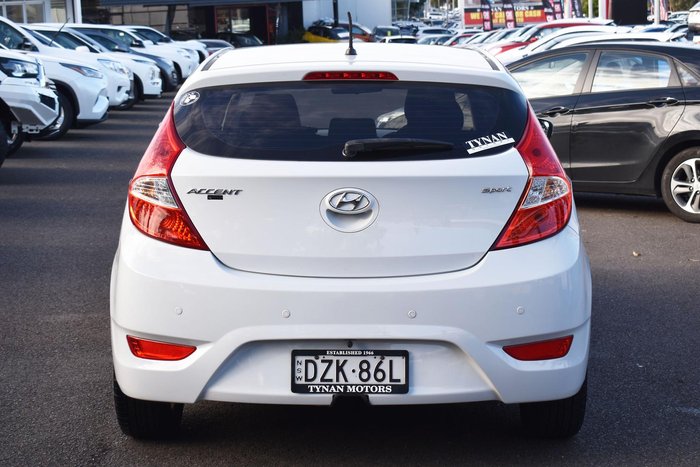 2018 Hyundai Accent Sport RB6 MY19 Chalk White