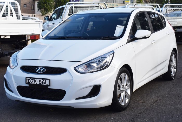 2018 Hyundai Accent Sport RB6 MY19 Chalk White