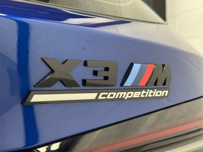 2022 BMW X3 M Competition F97 LCI 4X4 On Demand M Marina Bay Blue