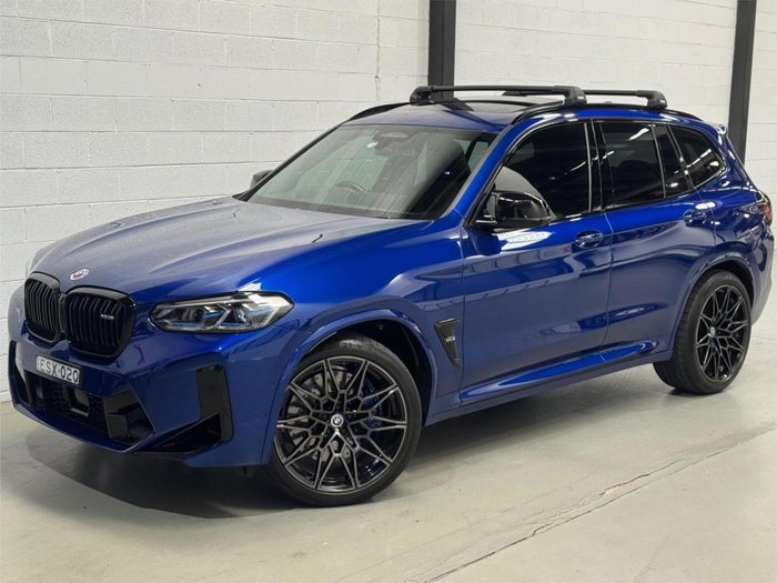 2022 BMW X3 M Competition F97 LCI 4X4 On Demand M Marina Bay Blue