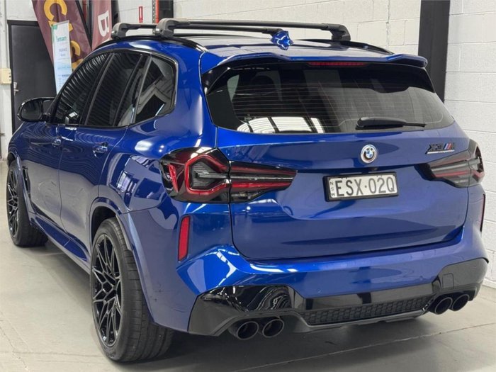 2022 BMW X3 M Competition F97 LCI 4X4 On Demand M Marina Bay Blue