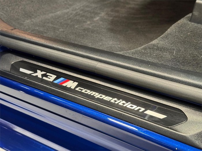 2022 BMW X3 M Competition F97 LCI 4X4 On Demand M Marina Bay Blue
