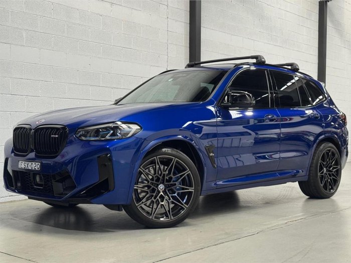 2022 BMW X3 M Competition F97 LCI 4X4 On Demand M Marina Bay Blue