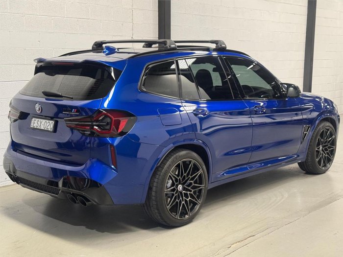 2022 BMW X3 M Competition F97 LCI 4X4 On Demand M Marina Bay Blue