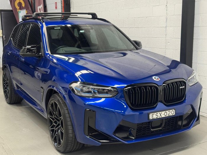 2022 BMW X3 M Competition F97 LCI 4X4 On Demand M Marina Bay Blue