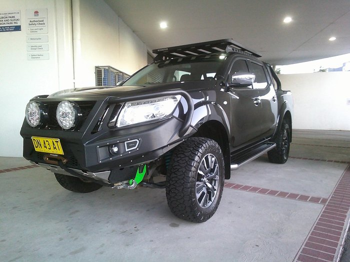 2016 Nissan Navara ST D23 Series 2 4X4 Dual Range Cosmic Black