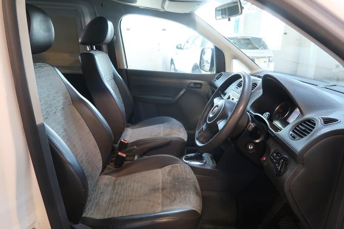 2012 Volkswagen Caddy TDI250 2KN MY12 Candy White